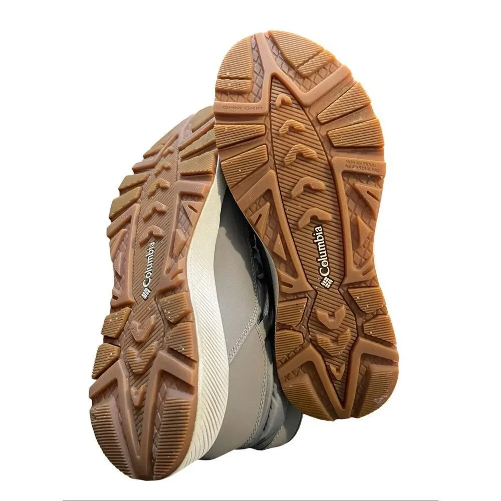 Columbia Womens Gray Winter Trail Omni-Heat Sneaker Boots Size 10.5